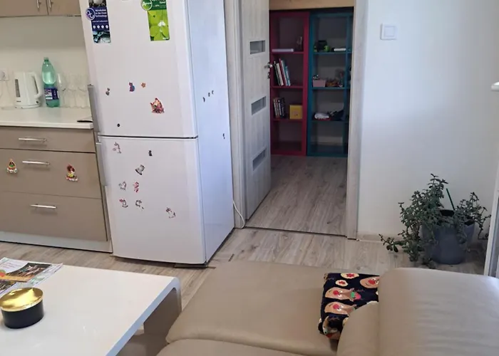 Moderni S Balkonem V Srdci Pardubic Lägenhet *