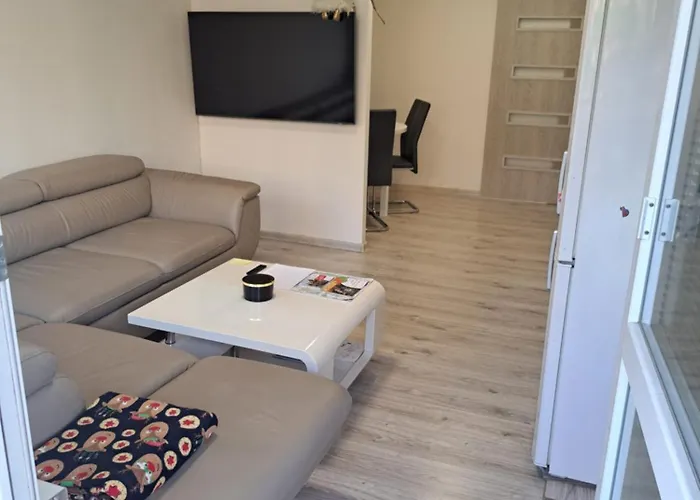 Moderni S Balkonem V Srdci Pardubic 公寓 帕尔杜比采