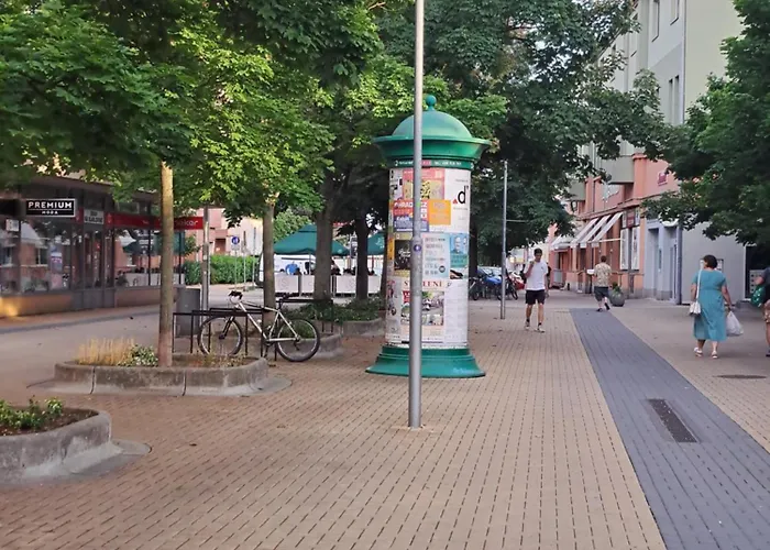 Moderni S Balkonem V Srdci Pardubic 公寓 *